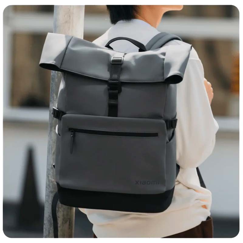 Sac à dos imperméable Xiaomi Roll Top Casual Backpack Gris 23L - Ítem12