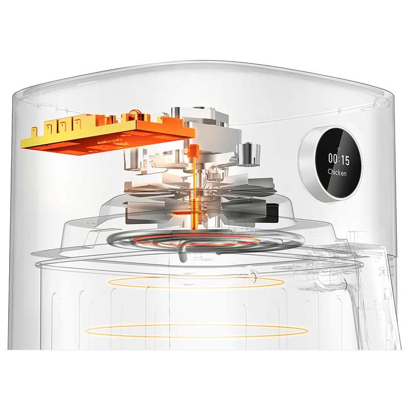 Fritadeira Xiaomi Smart Air Fryer 4.5L Branco - Sem Selo - Item3