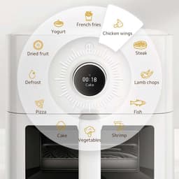 modes prédéfinis de la Friteuse à Air Xiaomi Smart Air Fryer 5.5L Blanc