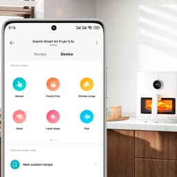application de la Friteuse à Air Xiaomi Smart Air Fryer 5.5L Blanc