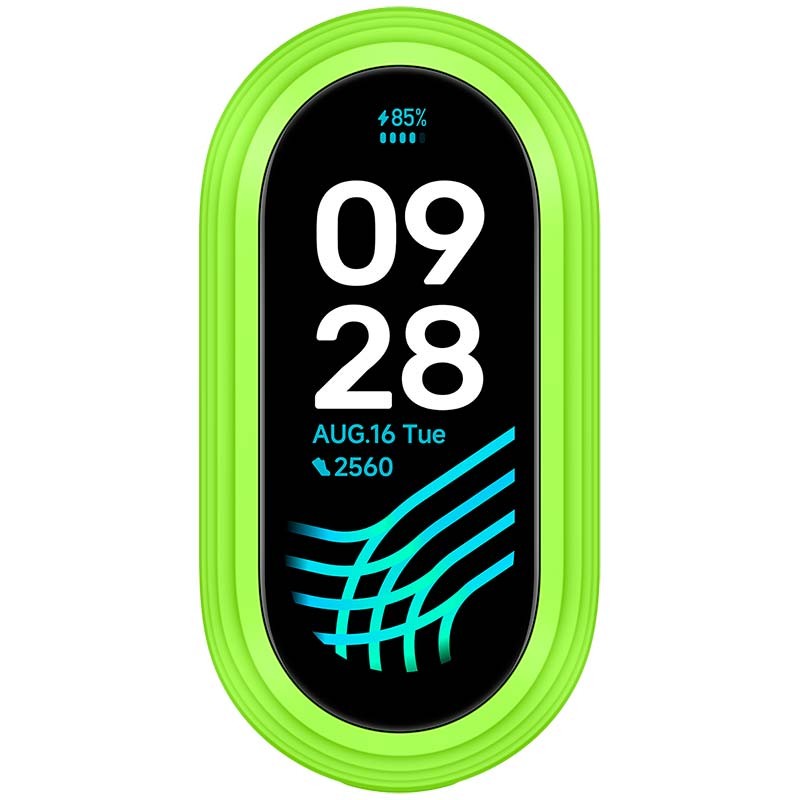 Xiaomi Smart Band 8 Running Clip Negro+Verde - Ítem