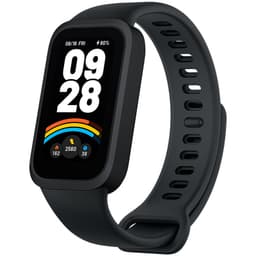 Xiaomi Smart Band 9 Active Preta - vista frontal e lateral