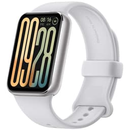 Xiaomi Mi Smart Band 9 Pro Prateado - vista frontal e lateral