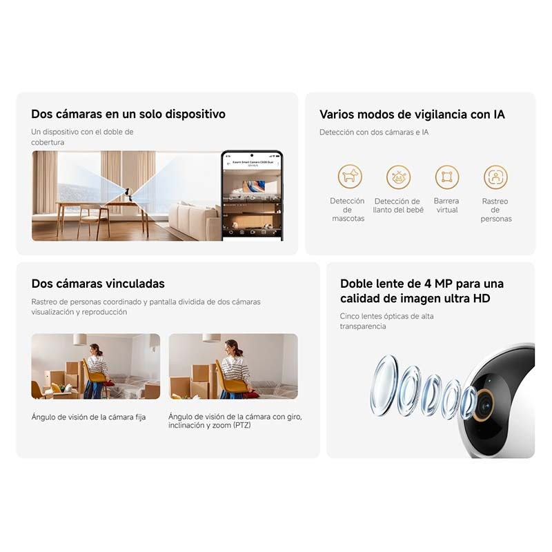 Xiaomi Smart Camera C500 Dual 4MP UHD - Caméra de Sécurité - Ítem1