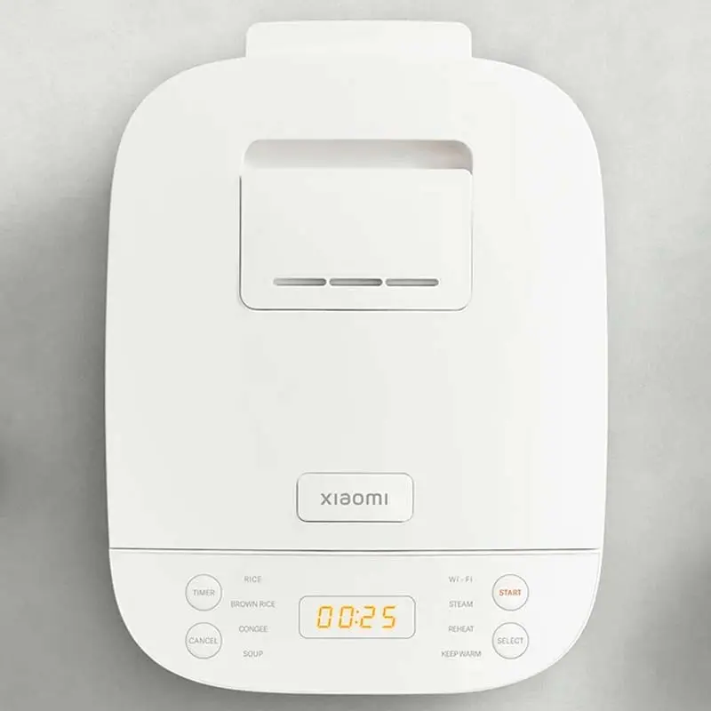 vista superior da Panela Elétrica Xiaomi Smart Multifunctional Rice Cooker 3L