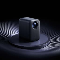 Xiaomi Smart Projector L1 Pro - vista frontal e lateral esquerda