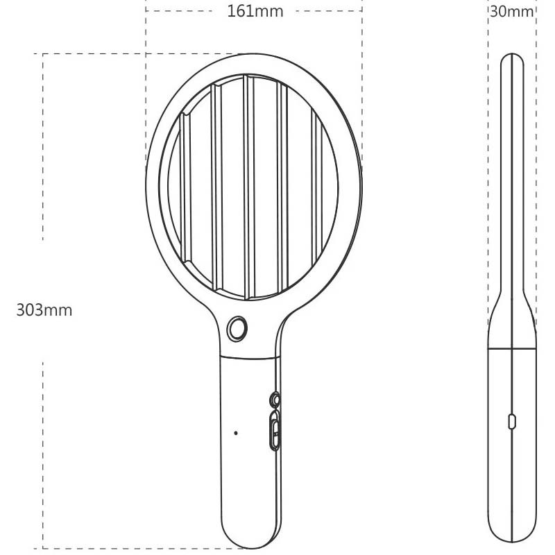 Raquette Anti-insectes Électrique Xiaomi Sothing Mini Mosquito - Ítem5