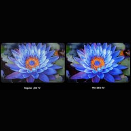 Xiaomi TV S Mini LED 65 (2025) - comparativo mini LED