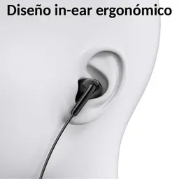 Design intra-auriculaire des Xiaomi Type-C Earphones Noir