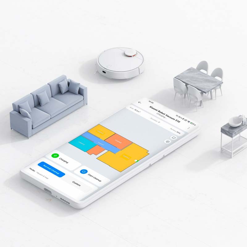 Aspirador Robot Xiaomi Robot Vacuum S10 Blanco - Ítem4