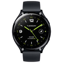 vista frontal do Relógio inteligente Xiaomi Watch 2 Preto