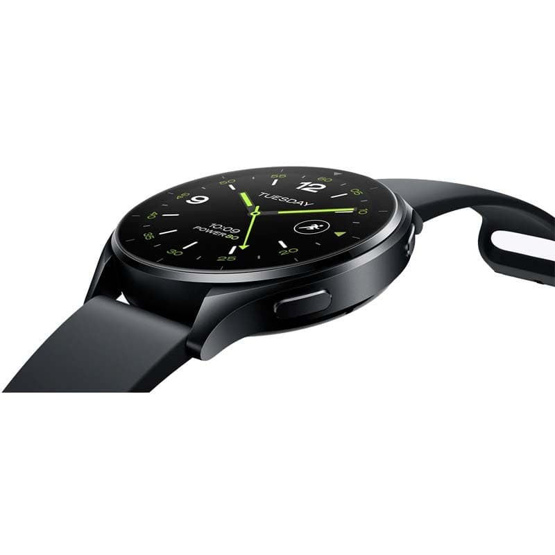 vista lateral do Relógio inteligente Xiaomi Watch 2 Preto