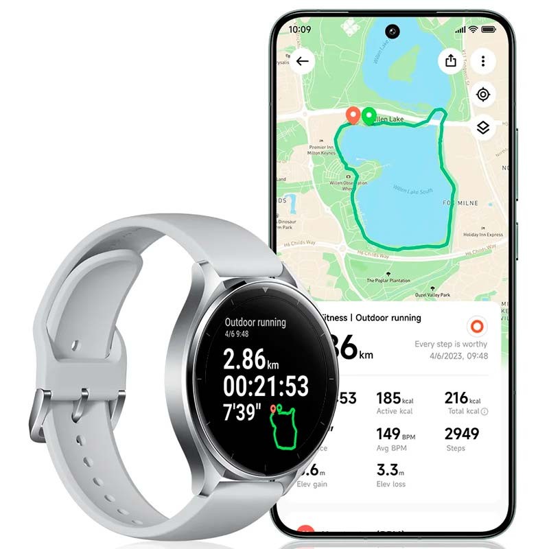 Xiaomi Watch 2 Argent - Montre Connectée avec NFC et GPS - Ítem5