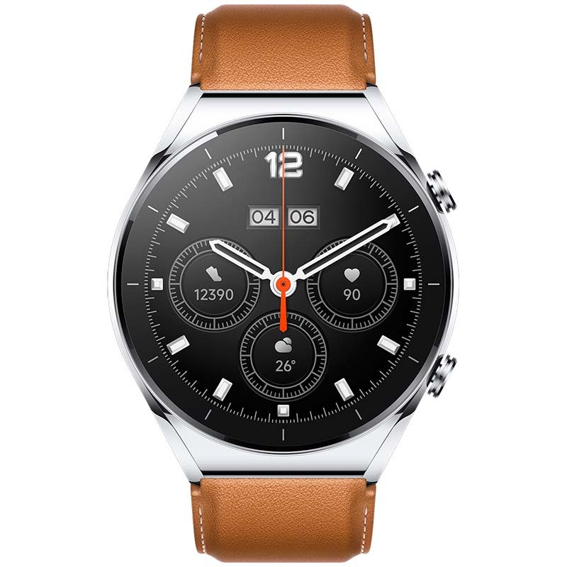 Correa cuero y Vidrio para Reloj Xiaomi Watch S1 Active GL Color Gris