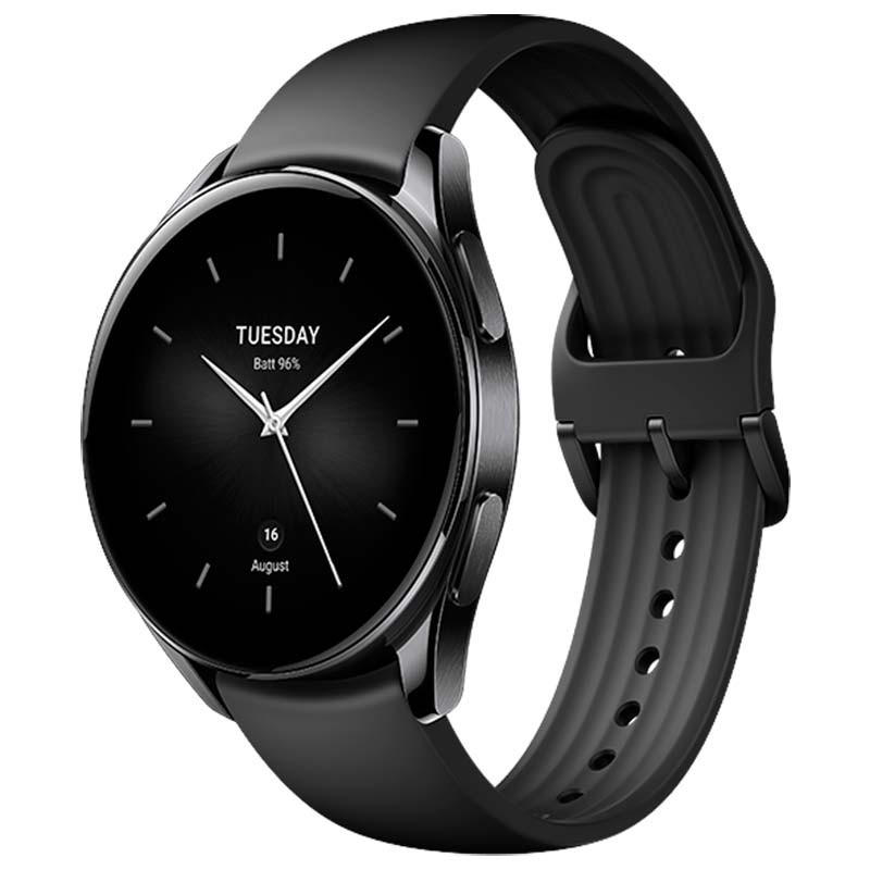 Xiaomi Watch S2 - 46mm - Bracelet en Silicone - Noir