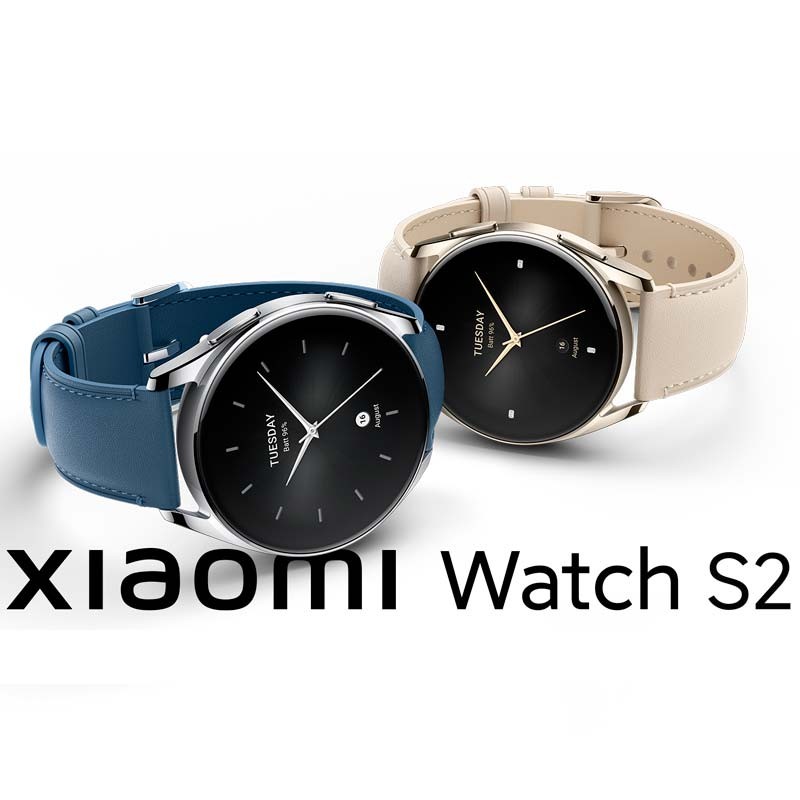 Xiaomi Watch S2 - 46mm - Bracelet en Cuir - Argent