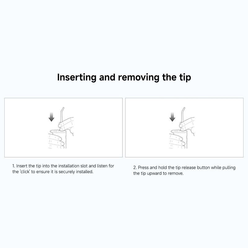 Xiaomi Water Flosser Replacement Tips x4 - Embouts de Remplacement - Ítem5