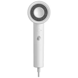 Xiaomi Water Ionic Hair Dryer H500 en color blanco, diseño cilíndrico minimalista con rejilla frontal circular, controles deslizante y botón, cable inferior