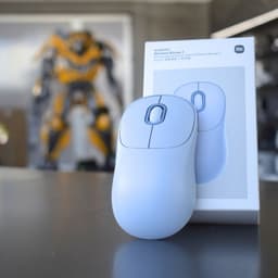 Foto real frontal del Ratón inalámbrico Xiaomi Wireless Mouse 3 Azul - 1200 DPI