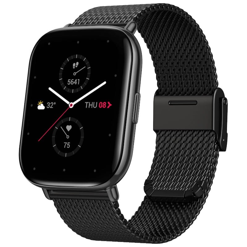 Amazfit Zepp E Square Noir Métallisé avec Bracelet en Métal Noir - Montre Intelligente - Ítem