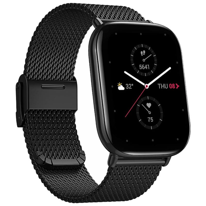 Amazfit Zepp E Square Noir Métallisé avec Bracelet en Métal Noir - Montre Intelligente - Ítem2