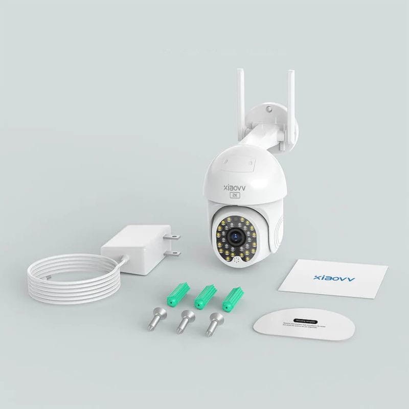 Xiaovv P12 3MP 2K WiFi PTZ Blanco - Cámara de seguridad - Ítem6