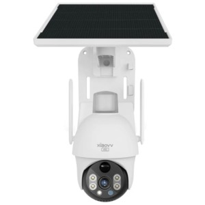 Xiaovv P15S 3 MP 2K 4G/LTE Panneau solaire Vision Nocturne Blanc - Caméra de sécurité extérieure