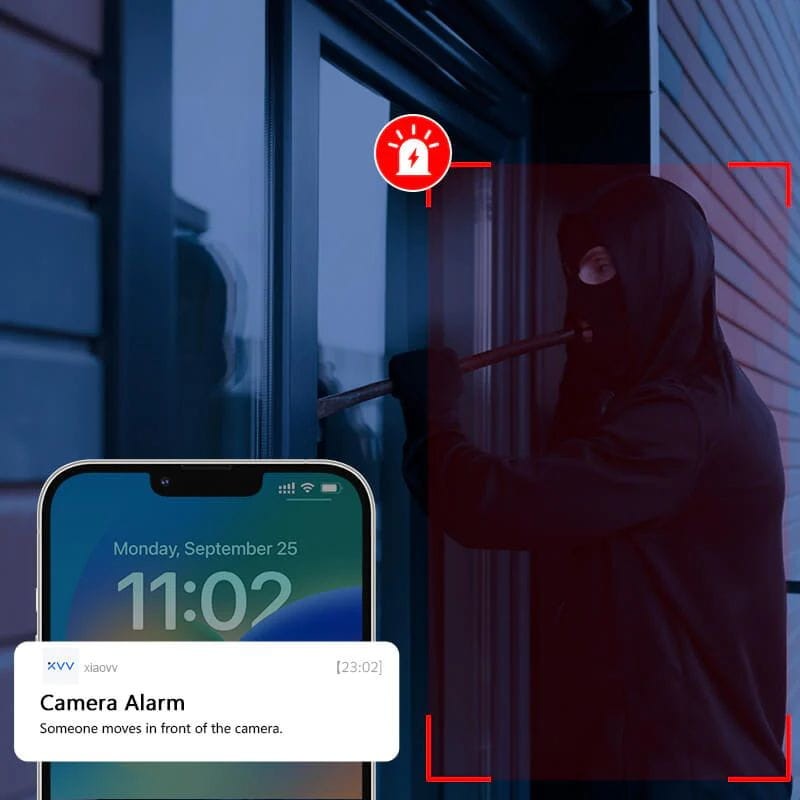 Xiaovv P9 2K 3MP Panneau Solaire 4G/LTE PTZ Blanc - Caméra de sécurité - Ítem3