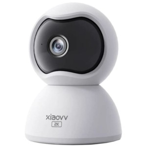 Xiaovv Q2 3 MP 2K WiFi Night Vision Branco - Câmera de segurança para interiores