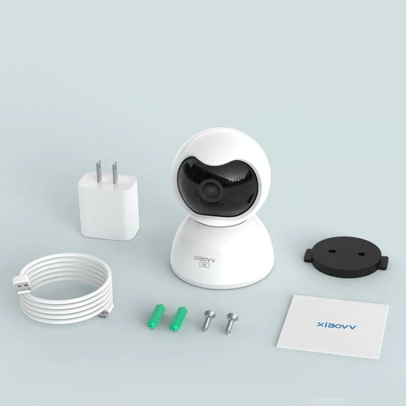 Xiaovv Q2 3MP 2K 4G/LTE Night Vision Blanc - Caméra de sécurité intérieure - Ítem3