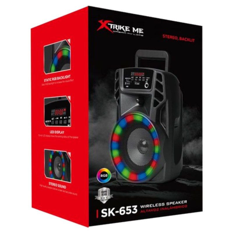 Xtrike me SK 653 Noir - Haut-parleur Bluetooth - Ítem2