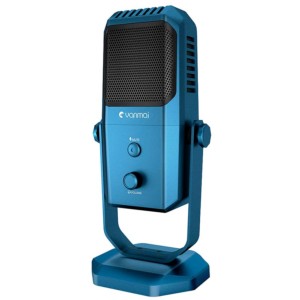 Yanmai SF-900 Microfone USB Azul para Gravação e Transmissão em PC