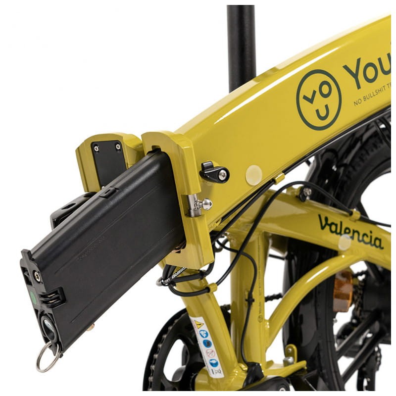 Youin Valencia 250W Amarelo - Bicicleta Elétrica - Item4