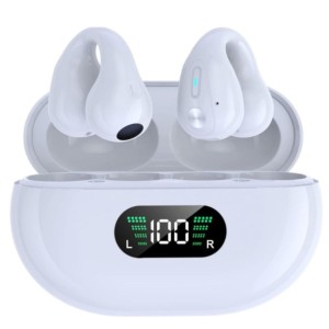 HBQ YYK-Q80 Branco - Auriculares Bluetooth
