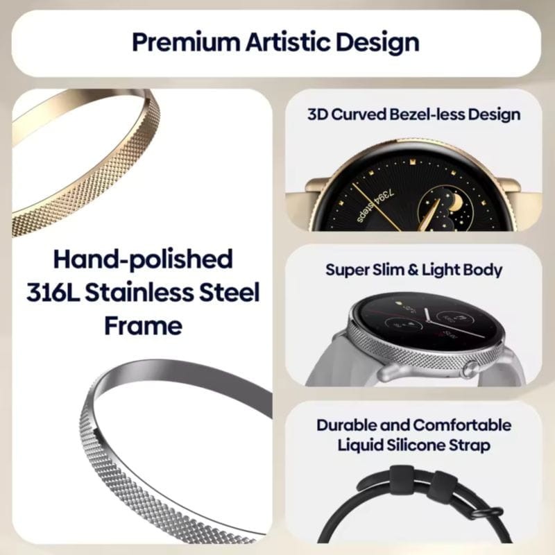 Zeblaze GTR 3 Pro Dourado - Smartwatch - Item5