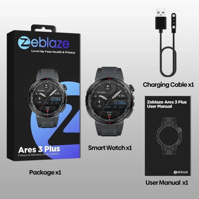Zeblaze Ares 3 Plus Rojo - Reloj inteligente - Ítem9