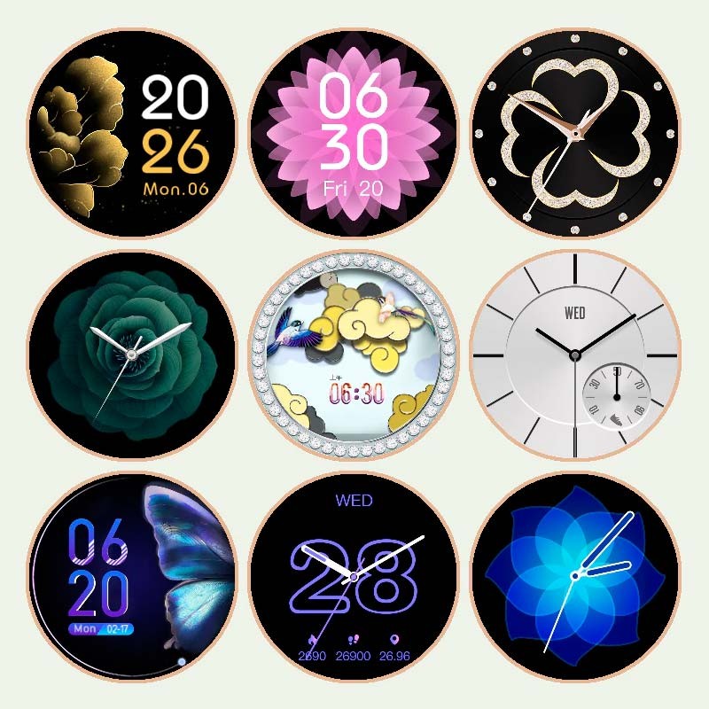 Reloj Inteligente Zeblaze Lily Dorado Crema - Ítem2