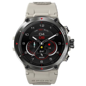 Zeblaze Stratos 2 GPS Gris Désert Montre Connectée