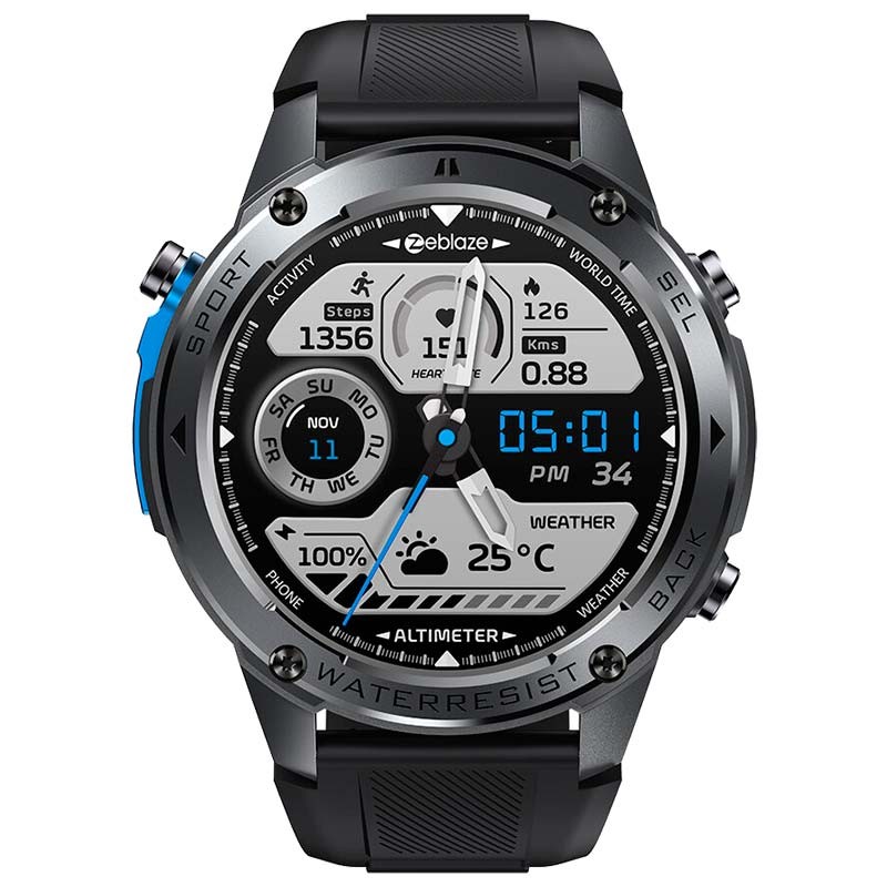 Zeblaze Stratos 2 Ultra Negro - Reloj inteligente con GPS - Ítem1