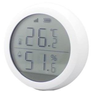 Zemismart Capteur d'humidité et de température Zigbee LCD