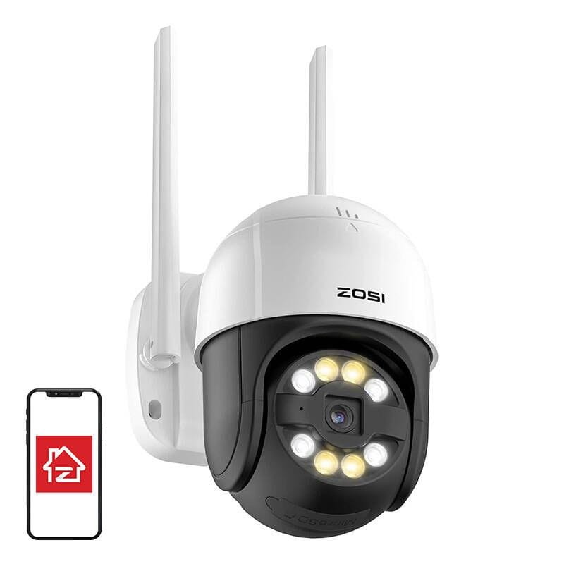 ZOSI C289 3MPx FullHD WiFi P/T IP66 AI Blanc + Carte microSD 32 Go - Caméra de sécurité IP - Ítem4