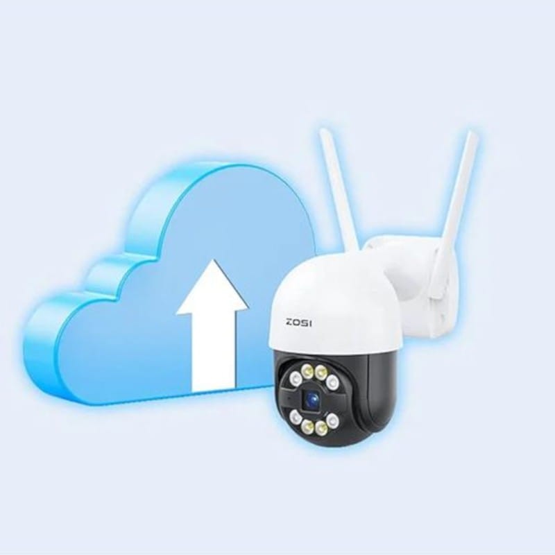 ZOSI C289 3MPx FullHD WiFi P/T IP66 AI Blanc + Carte microSD 32 Go - Caméra de sécurité IP - Ítem5