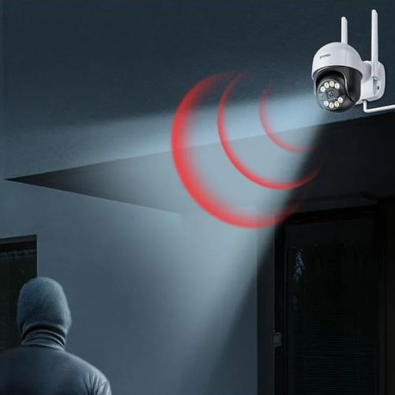 ZOSI C289 3MPx FullHD WiFi P/T IP66 AI Blanc + Carte microSD 32 Go - Caméra de sécurité IP - Ítem6