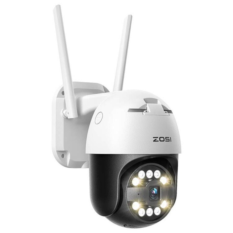 ZOSI C296 5MP 3K WiFi P/T PoE IP66 Blanc + Carte microSD 32 Go - Caméra de sécurité IP - Ítem