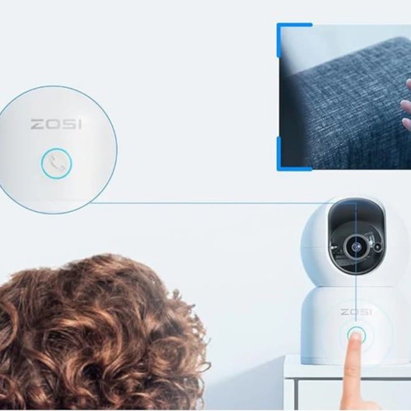 ZOSI C518 3MPx Visão Noturna AI P/T WiFi 5G Branco + Cartão microSD 32GB - Câmara de segurança IP - Item3