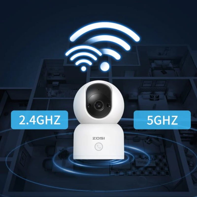 ZOSI C518 3MPx Visão Noturna AI P/T WiFi 5G Branco + Cartão microSD 32GB - Câmara de segurança IP - Item7