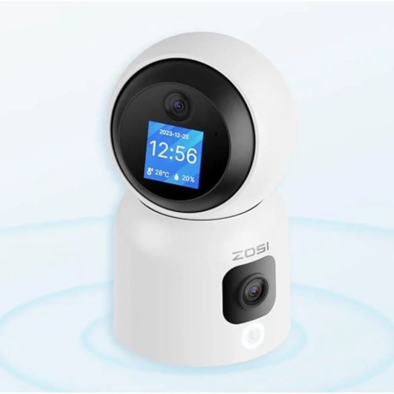 ZOSI C528M 6MPx 2K Dual P/T WiFi 5G Détection audio bidirectionnelle Blanc - Caméra de sécurité IP - Ítem12