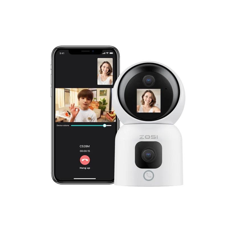ZOSI C528M 6MPx 2K Dual P/T WiFi 5G Détection audio bidirectionnelle Blanc - Caméra de sécurité IP - Ítem2