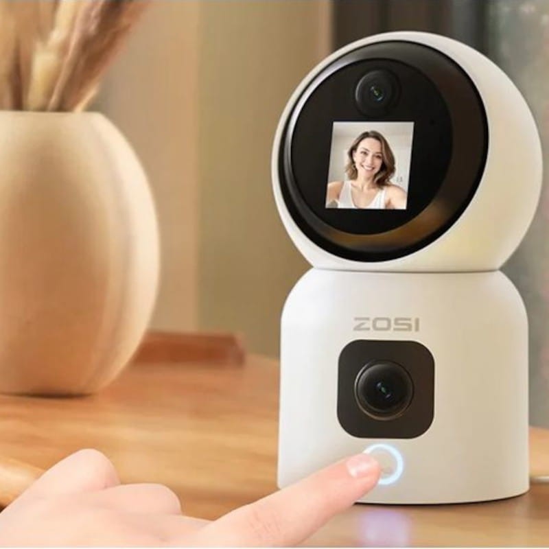 ZOSI C528M 6MPx 2K Dual P/T WiFi 5G Détection audio bidirectionnelle Blanc - Caméra de sécurité IP - Ítem8