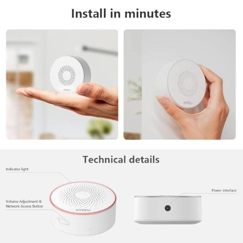IMOU ZR1 - Sirene de alarme inteligente ZigBee - Item1